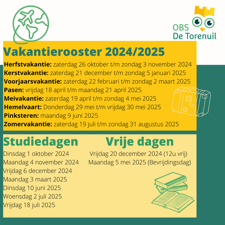 Vakantierooster 20242025